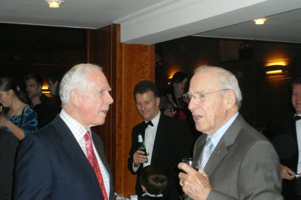 AT 026 Apollo 8, 9, 13 & 15 Astronauts Dave Scott and Jim Lovell - and Richard, London, 2008