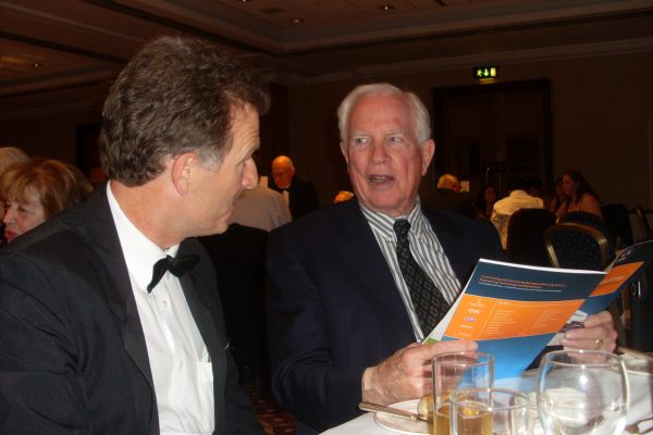 AT 033 Apollo 9 & 15, Astronaut Dave Scott asking Richard all about Bloodhound SSC, Birmingham, 2009