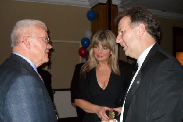 AT 041 Apollo 13 Astronaut Fred Haise, Carol Ashby 007 Bond Girl and Richard, London, 2010 (1) (1)