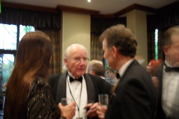 AT 044 Apollo-Soyuz Astronaut Vance Brand with Richard, London, 2010