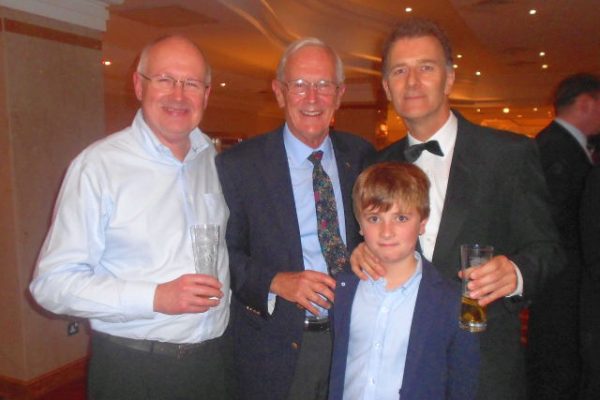 AT 046 Apollo 17 Astronaut Charlie Duke, Dr. Ken MacTaggart, Richard and younger son James, Birmingham, 2010