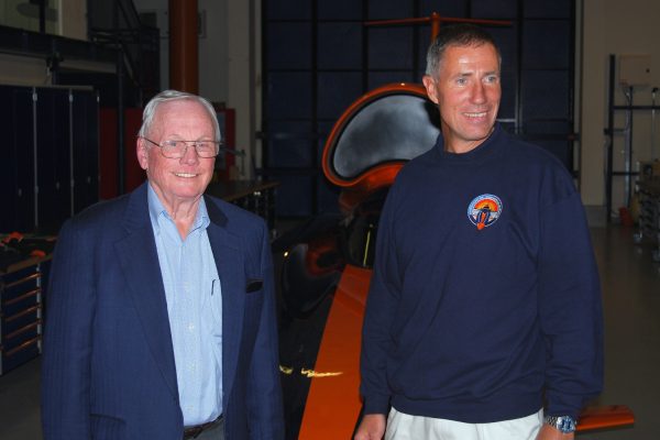 AT 060 Apollo 11 Astronaut Neil Armstrong at The Bloodhound SSC Build Centre, Bristol, 2010 (2)